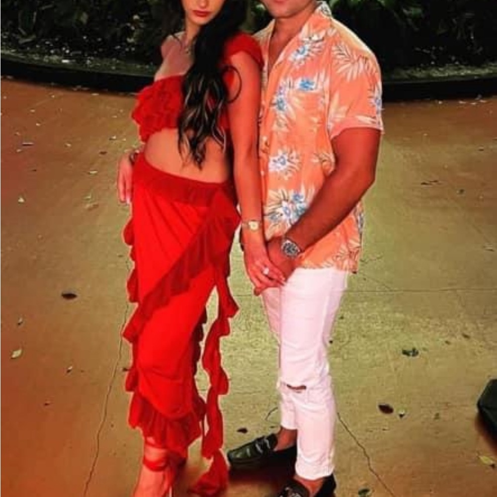 Red SHEIN dress